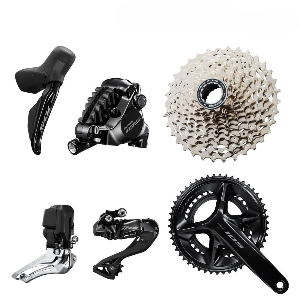 Shimano 105 12 speed R7170 Di2 Hydraulic Road Bike Disc Groupset