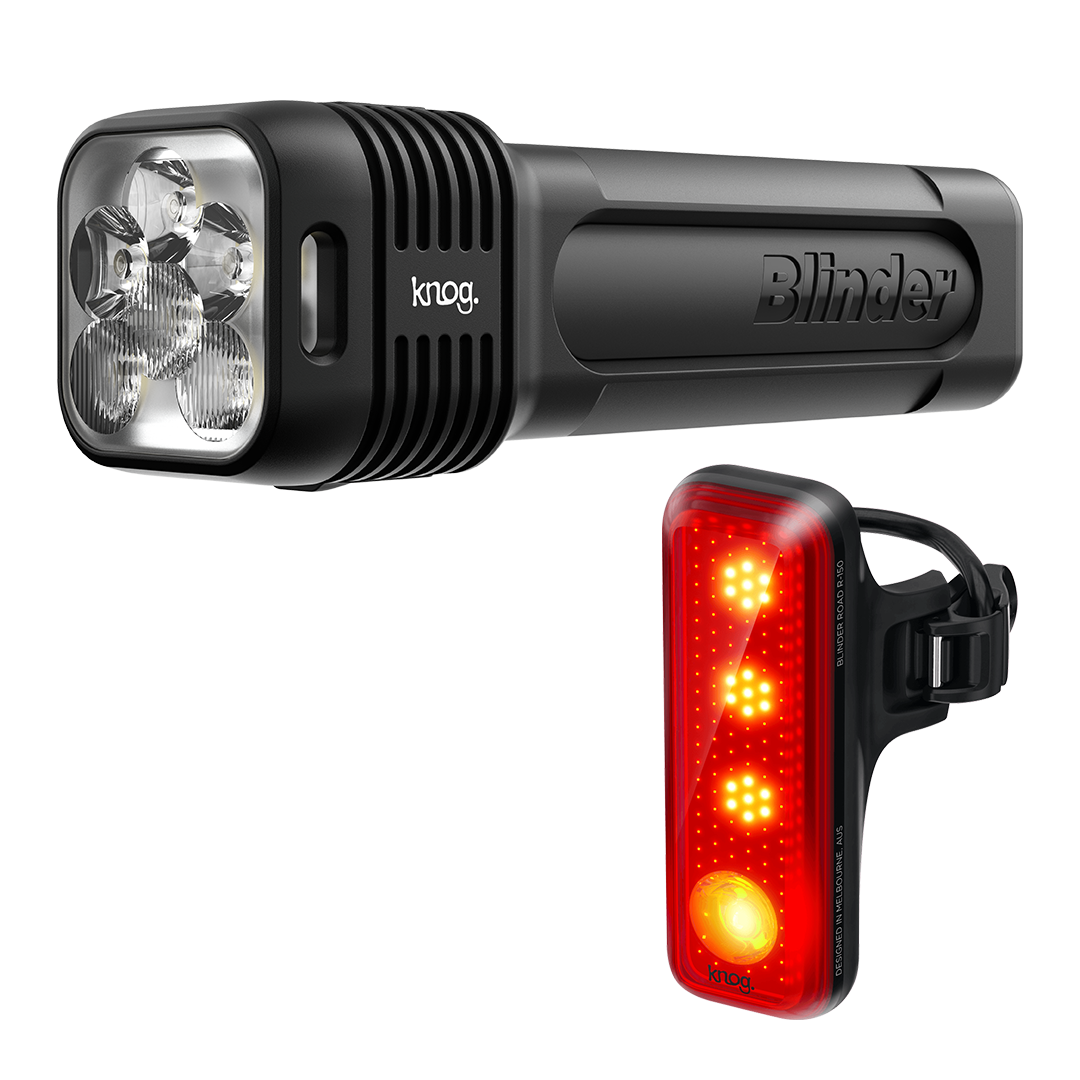 Knog Blinder Pro 1300 R150 Bike Light Set