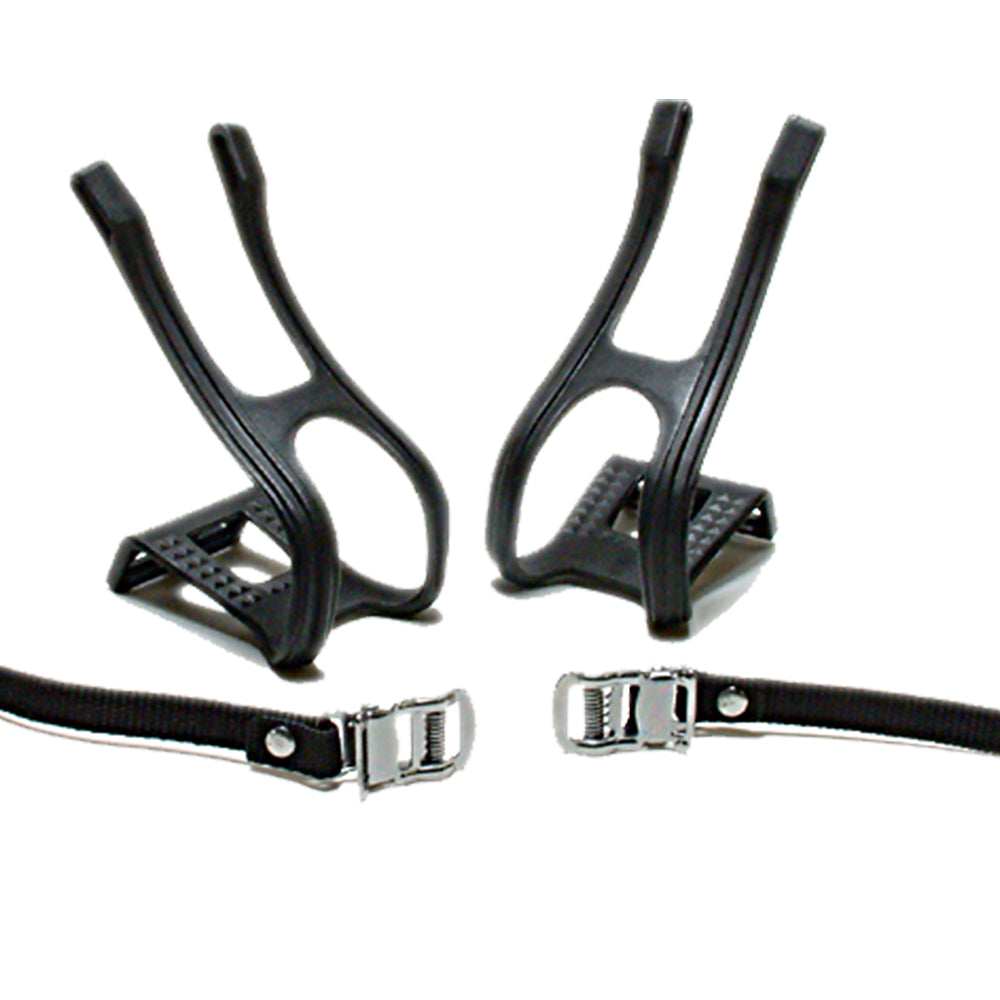 Oxford Cycle Pedal Toe Clips With Straps