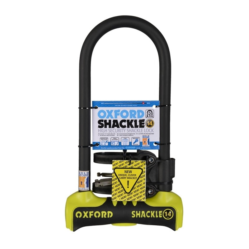 Oxford LK344 Shackle Lock 14 - 320mm Sold Secure Gold