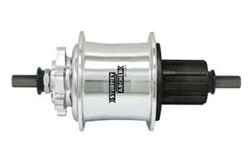 thumbnail image 2 of Sturmey Archer S30 S-RC3 3-Speed Coaster Brake Hub - Silver, Internally Geared 2 of 5