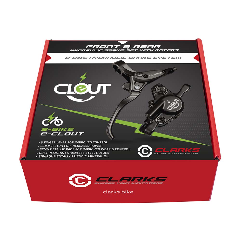Clarks E-Clout Hydraulic Disc Brake Set 180/160mm