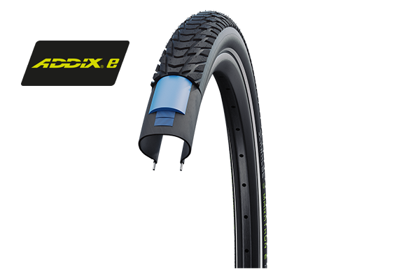 Schwalbe MARATHON E-PLUS PERF Black Reflex Tyre