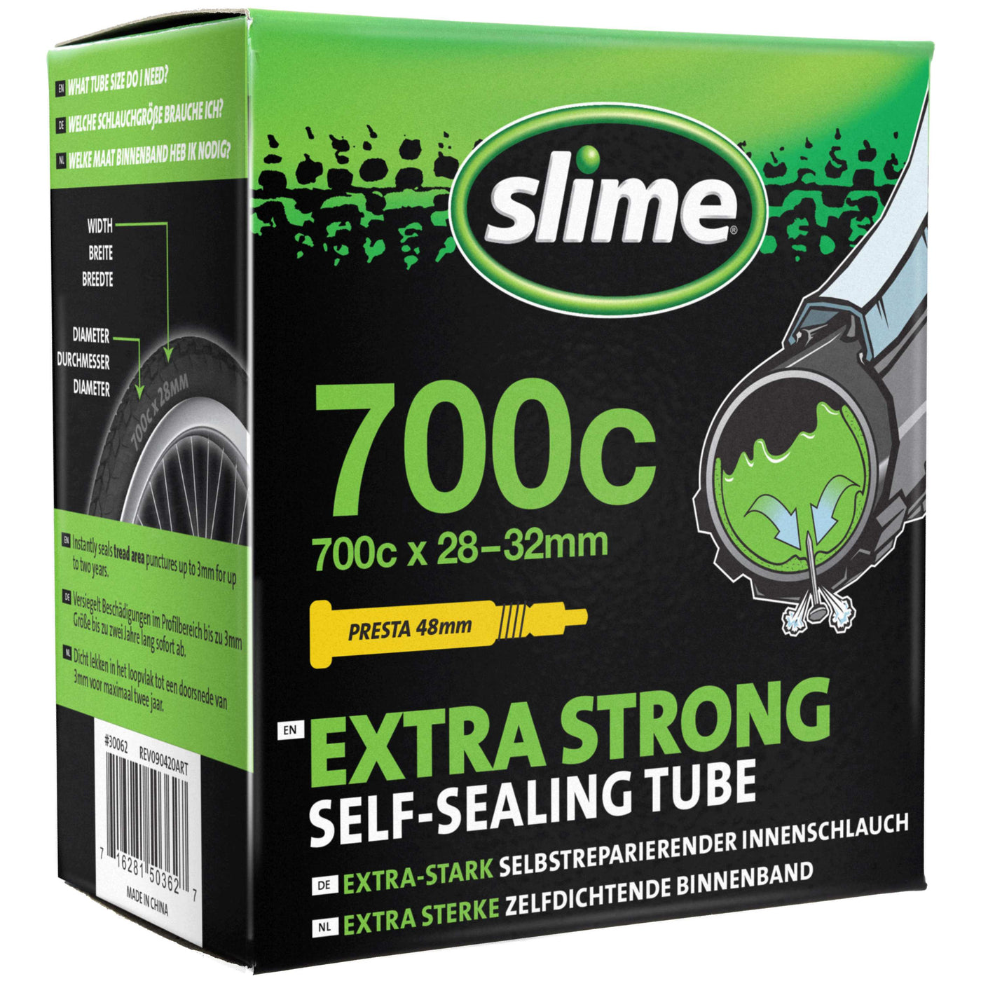Slime Smart Tube - 700cc x 28-32 - Presta Valve