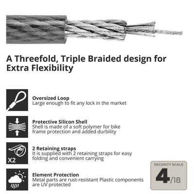 Seatylock Extension Cable Loop 120cm