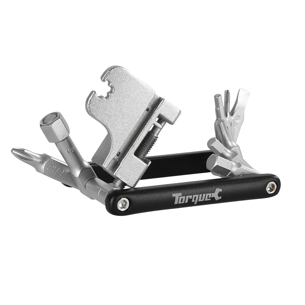 Torque Slimline 16 Folding Multi tool with Chain tool – Sprocket & Gear
