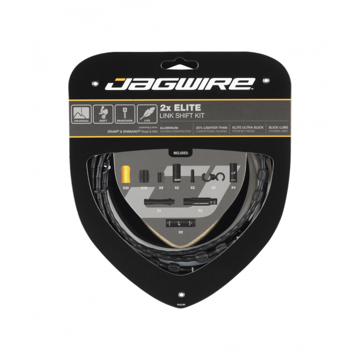 Jagwire Elite Link Shift Gear Cable Kit 2x