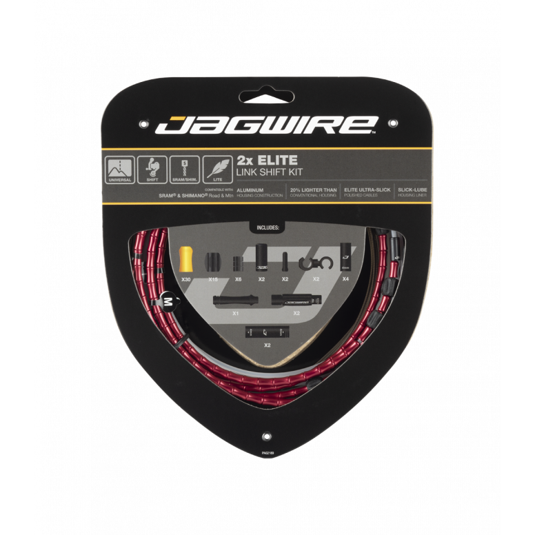 Jagwire Elite Link Shift Gear Cable Kit 2x