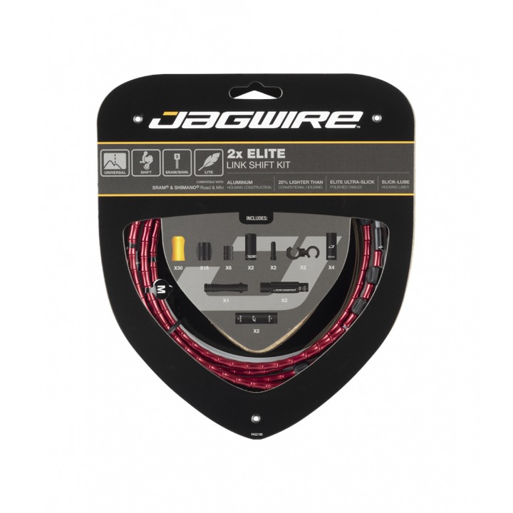 Jagwire Elite Link Shift Gear Cable Kit 2x