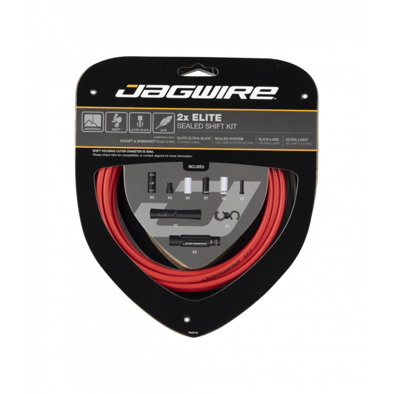 Jagwire Elite Sealed Shift Gear Cable Kit 2x