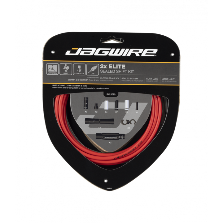 Jagwire Elite Sealed Shift Gear Cable Kit 2x