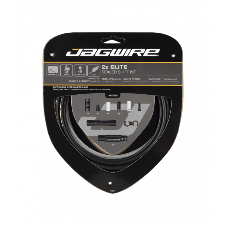 Jagwire Elite Sealed Shift Gear Cable Kit 2x