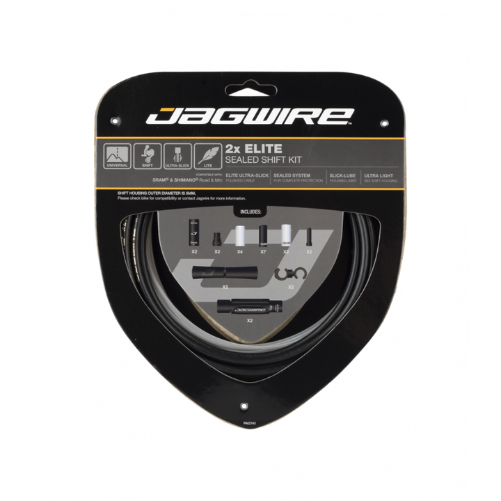 Jagwire Elite Sealed Shift Gear Cable Kit 2x