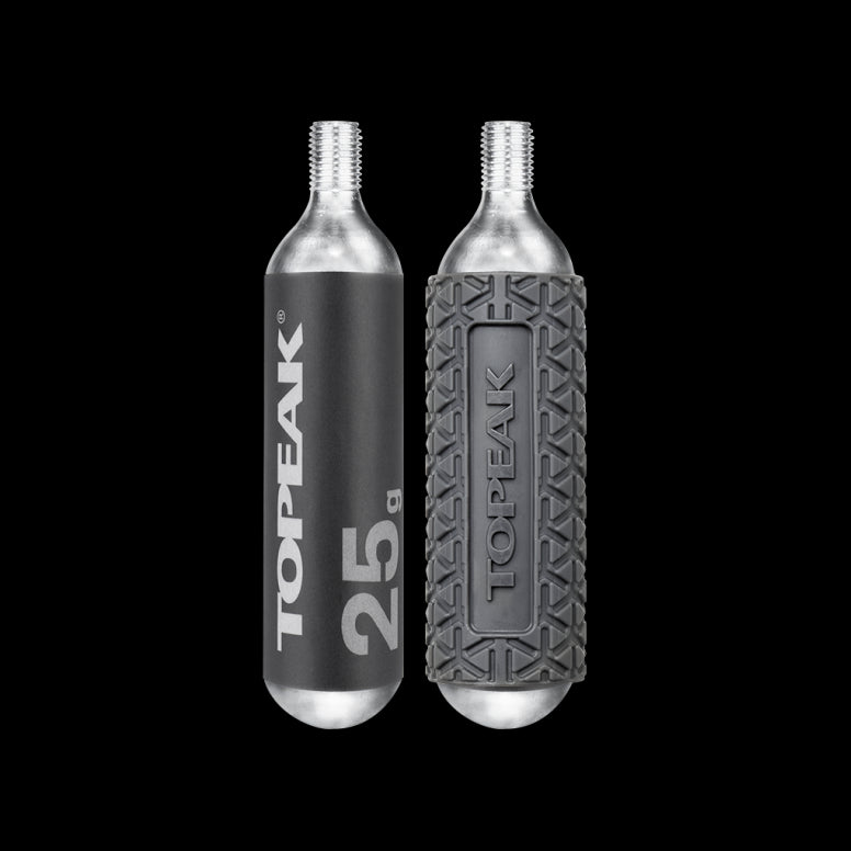 Topeak Co2 Cartr 25G Threaded W/Sleeve 2Pcs