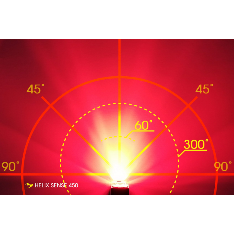 Moon Helix Sense (450lm) Led Rear Bike Light