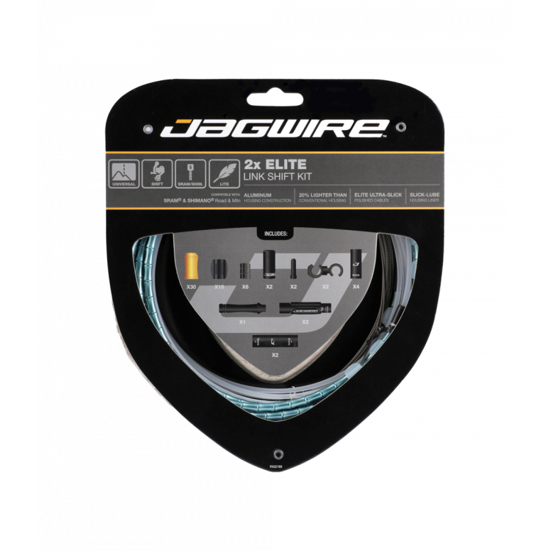 Jagwire Elite Link Shift Gear Cable Kit 2x