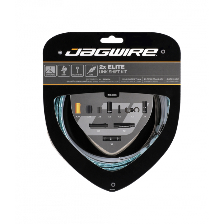 Jagwire Elite Link Shift Gear Cable Kit 2x