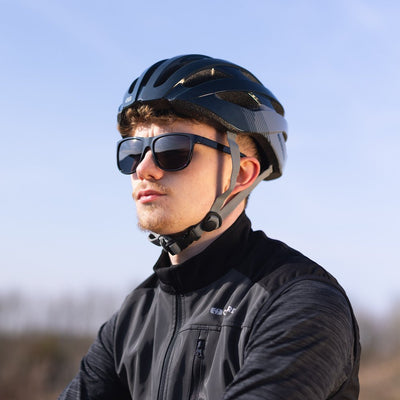 Oxford Cycling Sunglasses Sahara Black Frame Smoke Lens