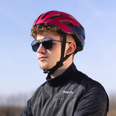 Oxford Cycling Sunglasses Force One Black Metal Frame Smoke Lens