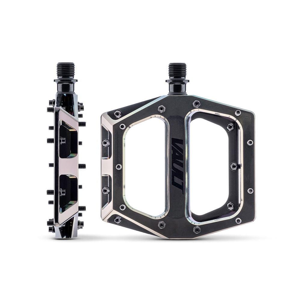 vault dmr pedals V2 Flat MTB Downhill tuneable MTB flat – Sprocket & Gear Size:Jacket-L & Vest-M Nussecken - einfach - Coupon OK The Vault pedals were