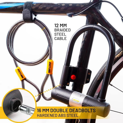 Sigtuna Bike Wodan U Lock plus Cable