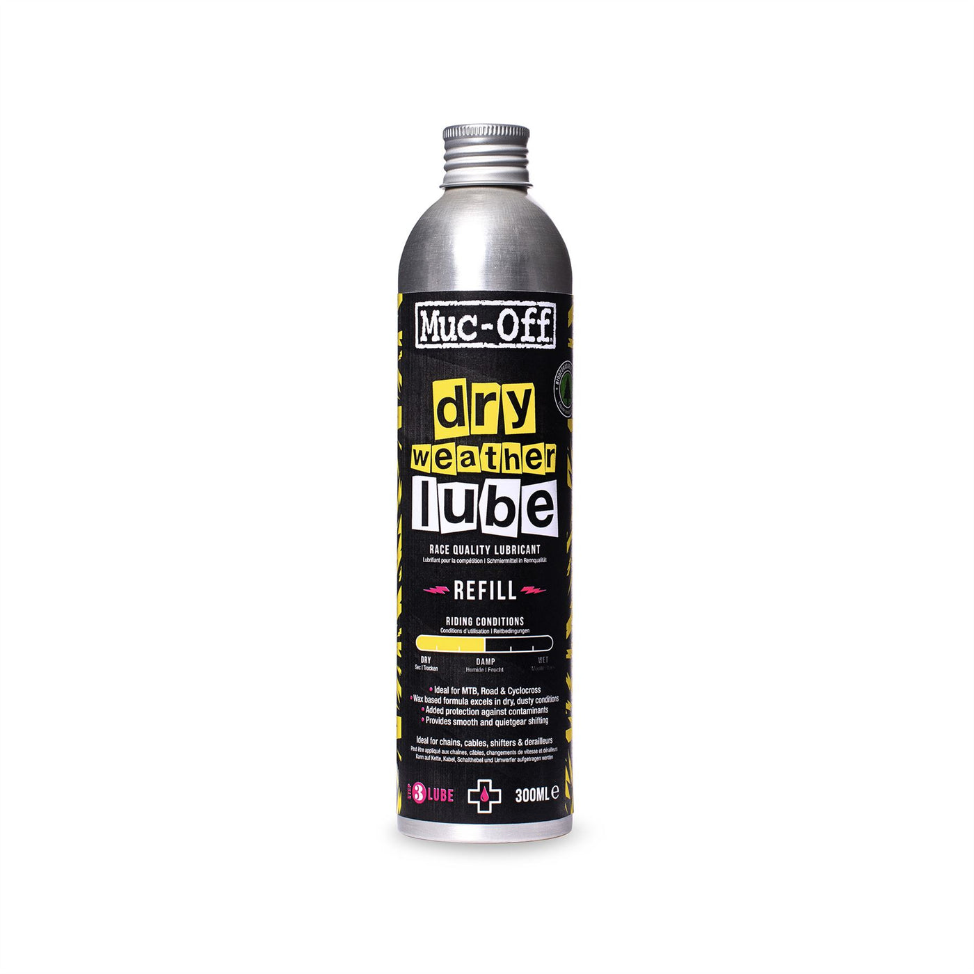 Muc-Off Dry Weather Race Quality Lube - 300ml Refill Bottle