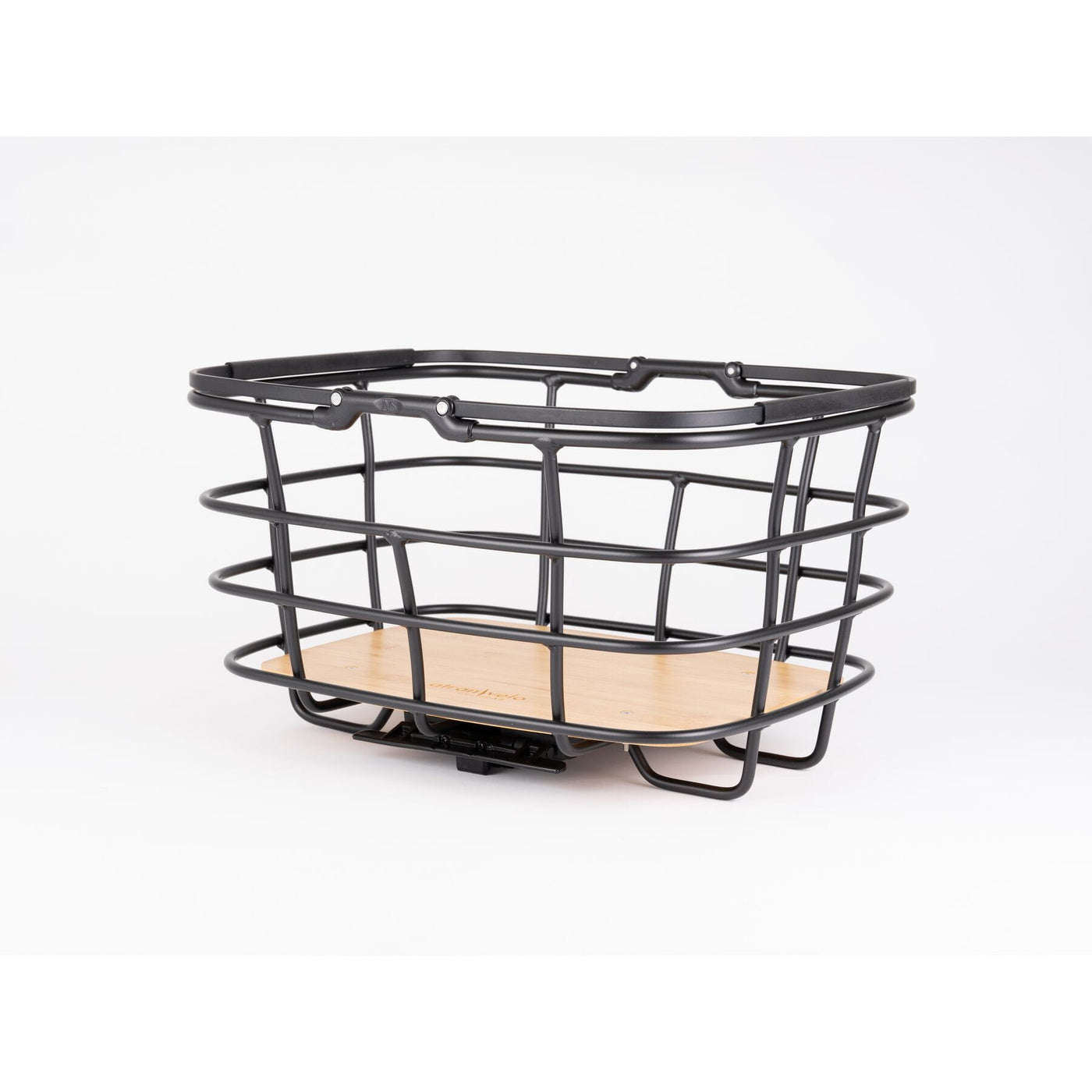 AtranVelo Cycle Basket AVS DUO Large Bamboo Base 27 Litre