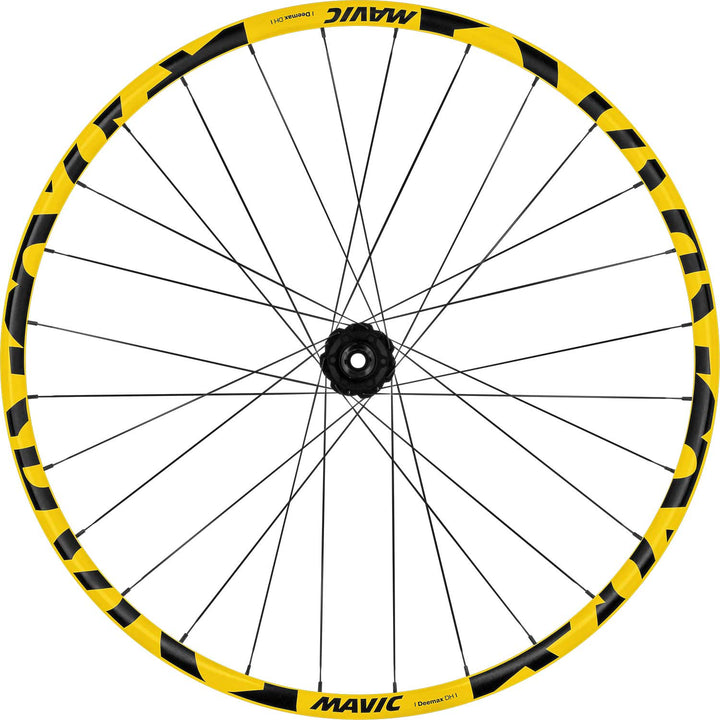 Mavic Deemax DH Yellow 29 6 Bolt Thru Axle Bike Wheels