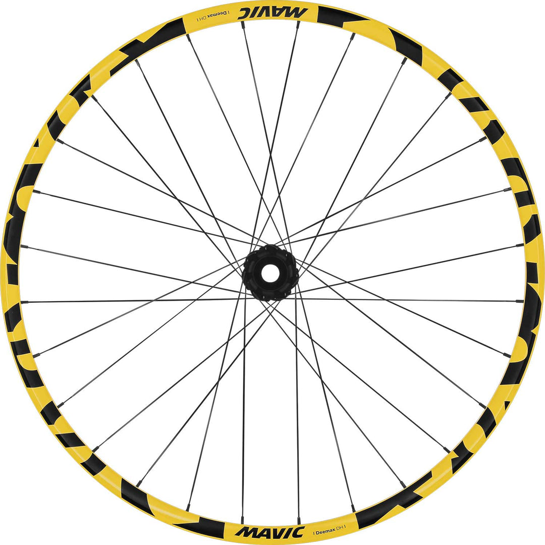 Mavic Deemax DH Yellow 29 6 Bolt Thru Axle Bike Wheels
