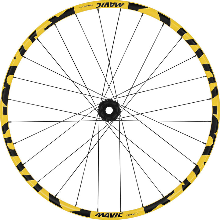 Mavic Deemax DH Yellow 29 6 Bolt Thru Axle Bike Wheels