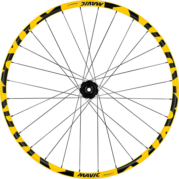 Mavic Deemax DH Yellow 29 6 Bolt Thru Axle Bike Wheels