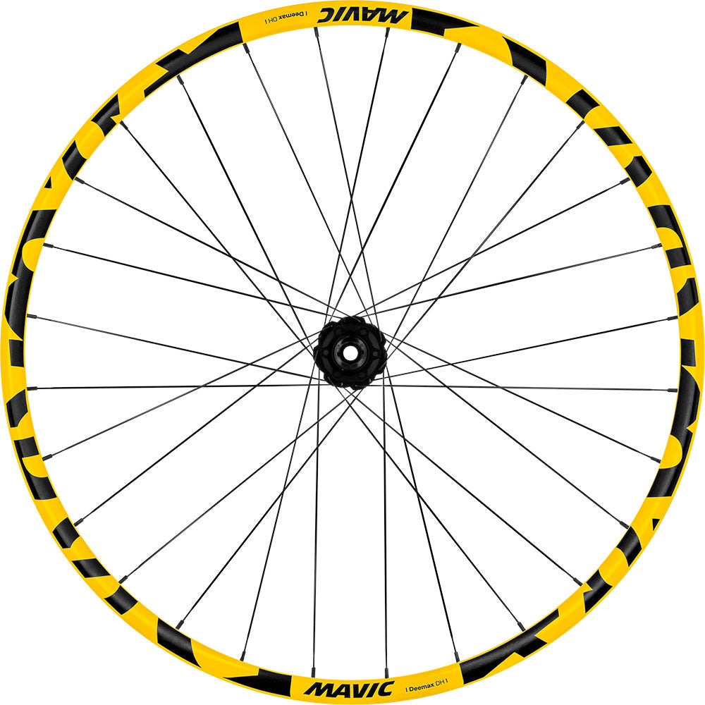 Mavic Deemax DH Yellow 29 6 Bolt Thru Axle Bike Wheels
