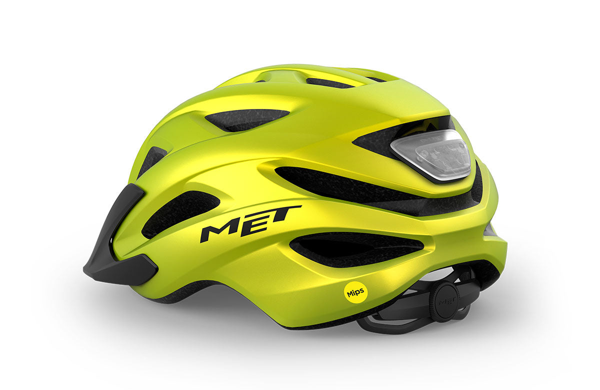 MET Crossover MIPS with Integrated LED Helmet