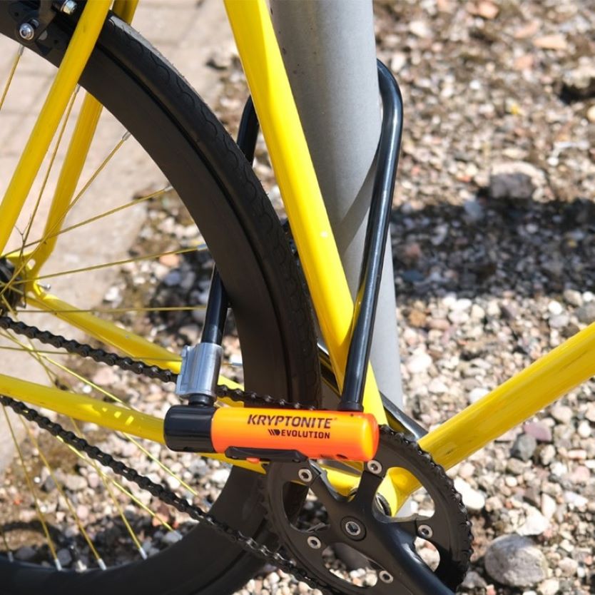 Kryptonite Evolution Long Shackle Bike U-Lock with Flexframe