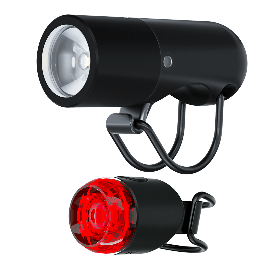 Knog Plugger Front and Rear Plug Bike Light set Rechargeable bicycle ...