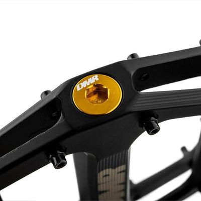 DMR Vault Mg SL Flat Wide Magnesium Ti MTB Pedals  - Black - Sprocket & Gear