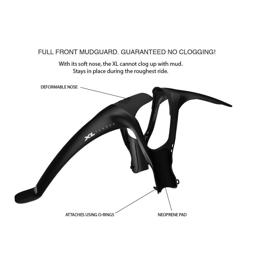 Crud Fender XL Mountain Bike MTB DH Freeride Front Mudguard