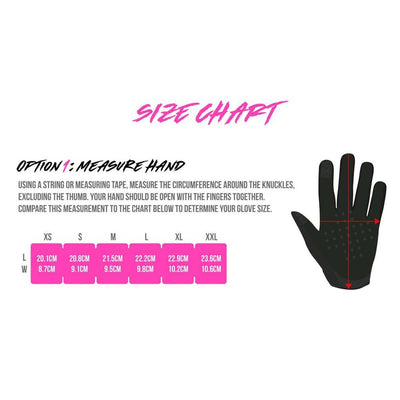 Muc-Off Ride Glove - Bolt Print - Sprocket & Gear