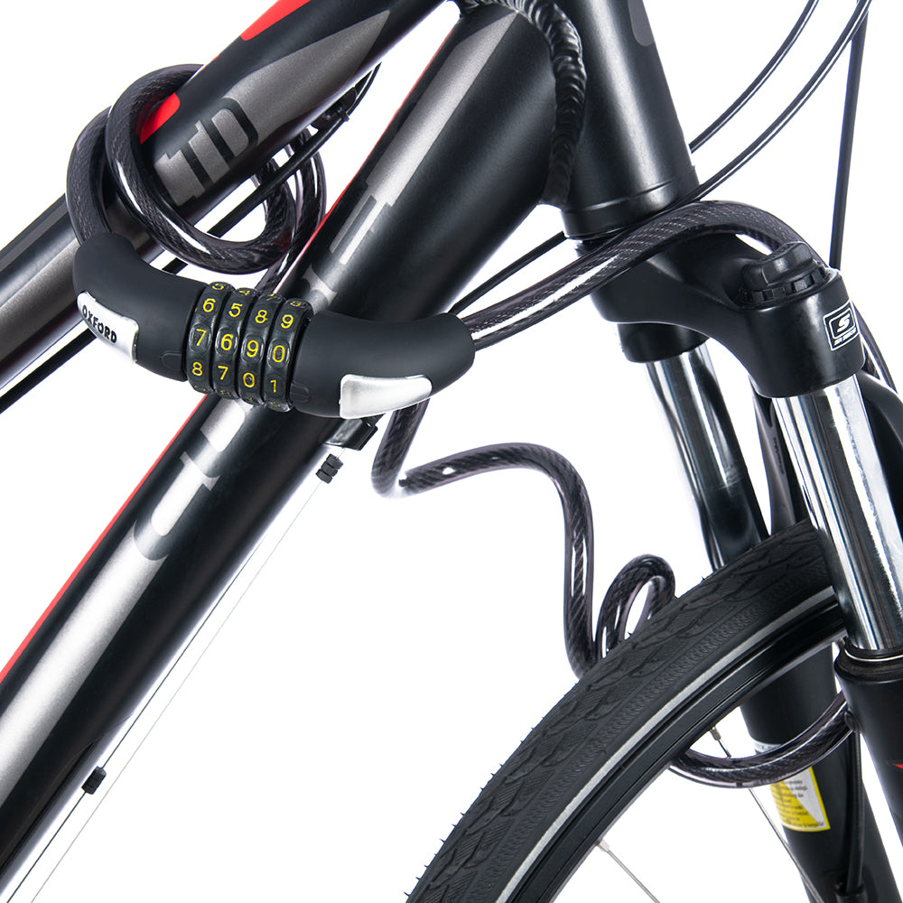 Oxford Combi 8 Resettable Combi Lock 8mm x 1800mm Bike Lock