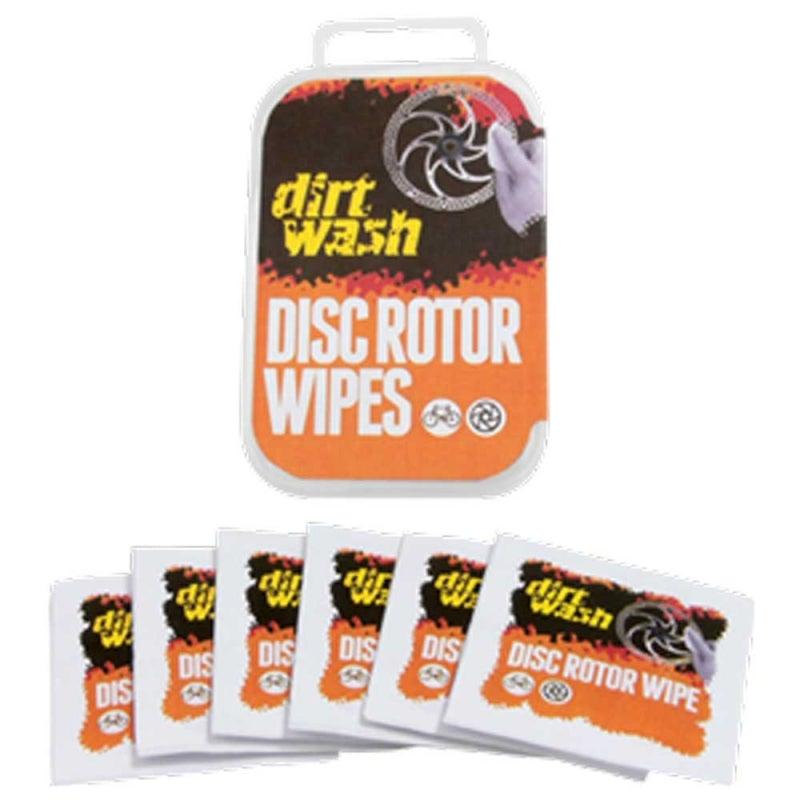 Dirtwash 6 x Disc Brake Cleaner Wipes - Sprocket & Gear
