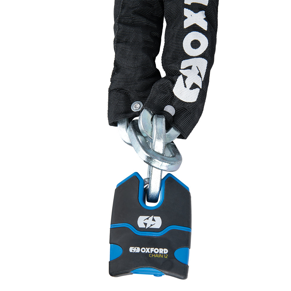 Oxford Chain 12 Chain & Padlock 12mm x 1.5m Bike Lock