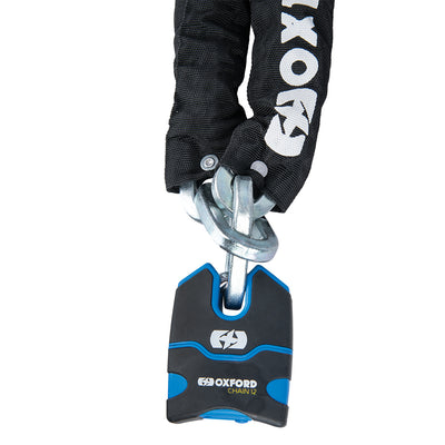 Oxford Chain 12 Chain & Padlock 12mm x 1.5m Bike Lock