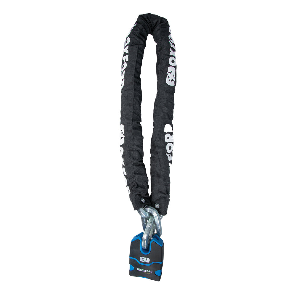 Oxford Chain 12 Chain & Padlock 12mm x 1.5m Bike Lock