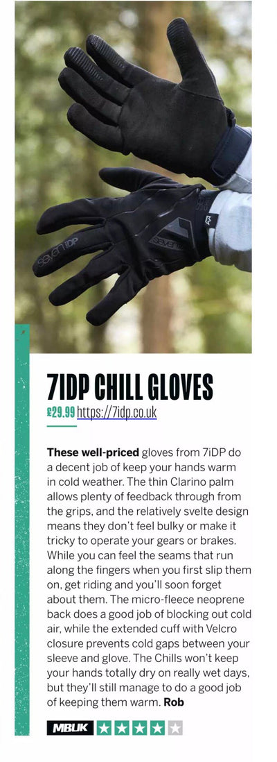 7iDP Chill Gloves - Black