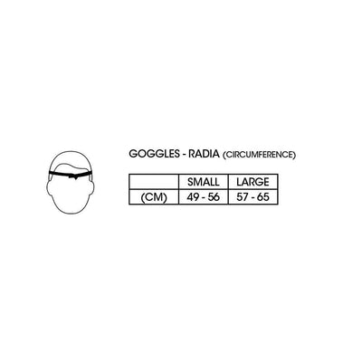 661 Radia Goggles - Dazzle Red - Sprocket & Gear