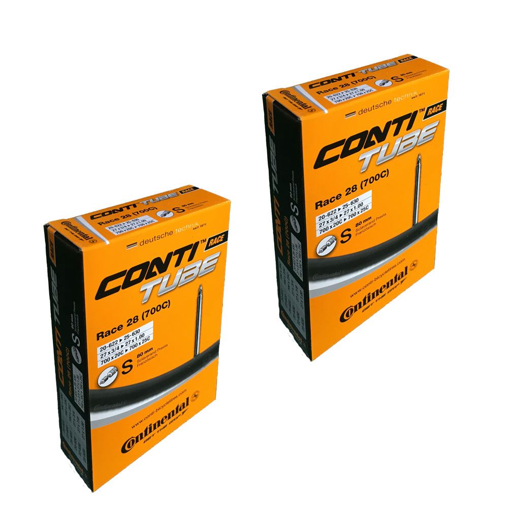 Continental Race 700c 28 x 20-25 Road Bike Inner Tube 80mm