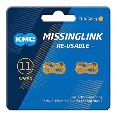 KMC Chain Connectors Ti-N 11-Speed - Sprocket & Gear