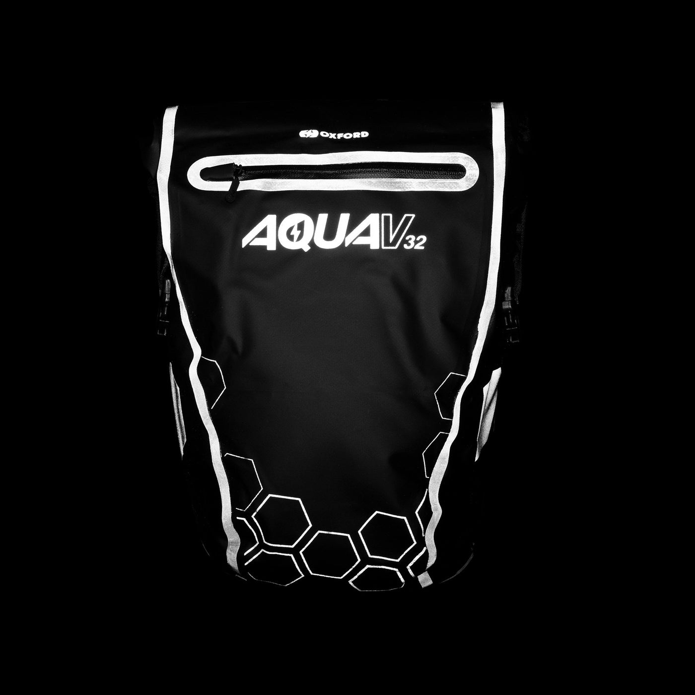 Oxford Aqua V 32 Double Pannier Bag Black