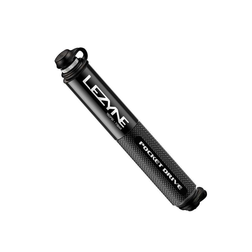 Lezyne Pocket Drive Loaded Pump and Repair Kit - Black - Sprocket & Gear
