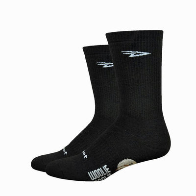 DeFeet Woolie Boolie 6" Socks - Black - Sprocket & Gear